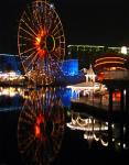 Paradise Pier At Night