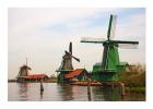 Dutch Zaanse Schans Windmills