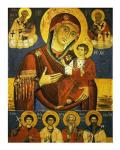 God's Mother Showing the Way with Chosen Saints