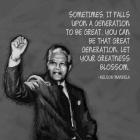 Greatness - Nelson Mandela Quote