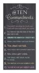 The Ten Commandments - Chalkboard
