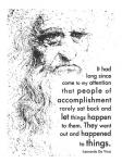 People of Accomplishment -Da Vinci Quote