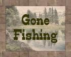 Gone Fishing Lake Sign