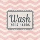 Wash Your Hands Pink Pattern