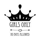 Girls Only Crown White