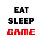 Eat Sleep Game - White