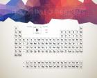 Periodic Table Of The Elements Abstract Low Poly Shape