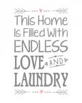 Endless Love and Laundry - White