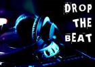 Drop The Beat - Navy and Cyan