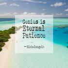 Genius is Eternal Patience - Beach