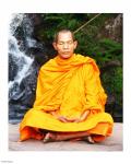 Abbot of Watkungtaphao in Phu Soidao Waterfall