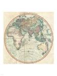 1801 Cary Map of the Eastern Hemisphere