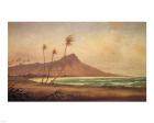 Gideon Jacques Denny - 'Waikiki Beach', oil on canvas, 1868