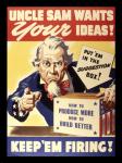 Uncle Sam Wants Your Ideas Keep 'Em Firing