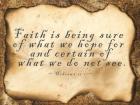Faith is Being Sure