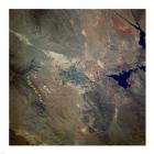 Las Vegas from space as taken by shuttle atlantis