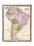 1850 Mitchell Map of South America - Geographicus