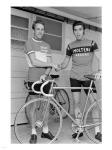 Joop Zoetemelk and Eddy Merckx 1973