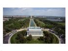 Ariel view of the Lincoln Memorial