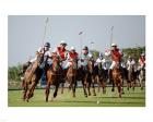 Indonesia plays against Thailand in a round robin SEA Games 2007 Thailand Polo match
