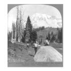 Washington - Mount Rainier - resting at Camp Muir, before Gibralter Rock 1922