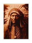 American Indian Wearing A Headdress