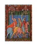 St. Albans Psalter, The Three Magi following the star