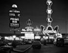 1980s Night Neon On The Strip