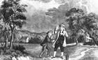 June 1752 Benjamin Franklin Out Flying His Kite In Thunderstorm As An Experiment In Electricity And Lightning