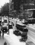 Snowy Philadelphia City Street In Winter