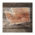 Washington Rustic Map