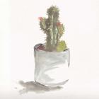 Watercolor Cactus Still Life II