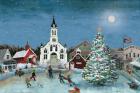 Christmas Scene-Moon