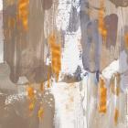 Icescape Abstract Grey Gold III