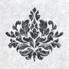 Textured Damask I on white