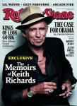 Keith Richards, 2010 Rolling Stone Cover