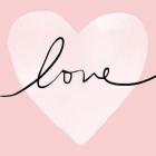 Pink Heart Love