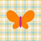 Plaid Butterfly I