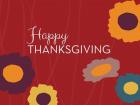 Multicolor Happy Thanksgiving