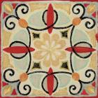 Bohemian Rooster Tile Square II