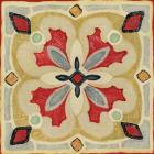Bohemian Rooster Tile Square III