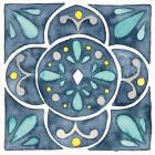 Garden Getaway Tile VII Blue