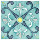 Garden Getaway Tile III Teal