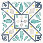 Garden Getaway Tile IX White