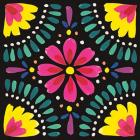 Floral Fiesta Tile X