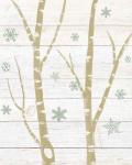 Snowy Birches IV Sage