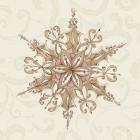 Elegant Season Snowflake I Pink