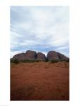 Rock formations on a landscape, Olgas, Uluru-Kata Tjuta National Park, Northern Territory, Australia
