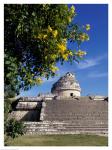 Low angle view of El Caracol Observatory