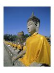 Buddha statue at a temple, Wat Yai Chai Mongkol, Ayutthaya, Thailand